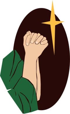Prayer Arms With Star