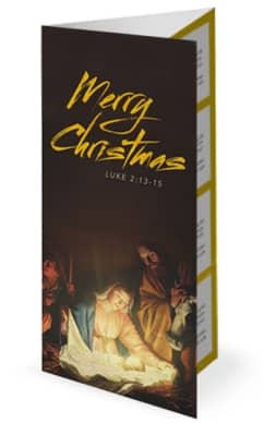 Glory in the Highest Christmas Trifold Bulletin