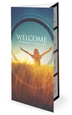 We Give You Thanks Christian Trifold Bulletin