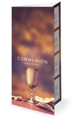 Communion Sunday Religious Church Trifold Bulletin