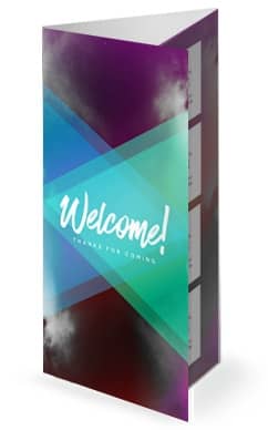 Worship Encounter Church Trifold Bulletin