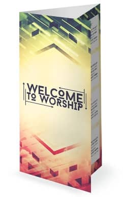 Heaven Bound Church Trifold Bulletin
