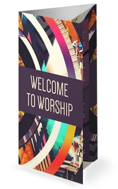 Seeking God Church Trifold Bulletin