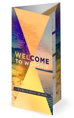New Year New Me Church Trifold Bulletin