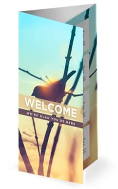 Free At Last Church Trifold Bulletin