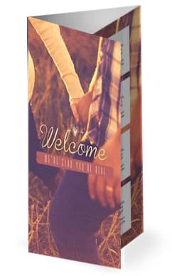 Love Story Song of Solomon Church Trifold Bulletin