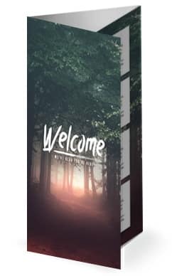 I Will Fear No Evil Church Trifold Bulletin