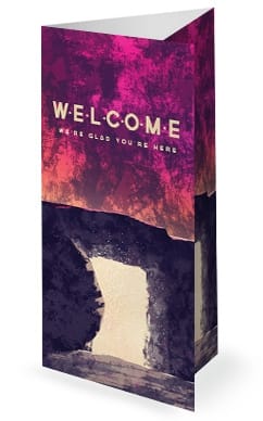 Empty Tomb Of Jesus Easter Trifold Bulletin
