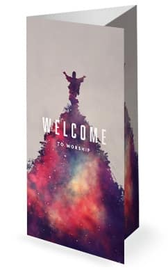 Ascension Day Church Trifold Bulletin