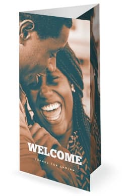 Authentic Manhood Church Trifold Bulletin