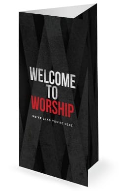 Guard Your Heart Church Tri Fold Bulletin Cover