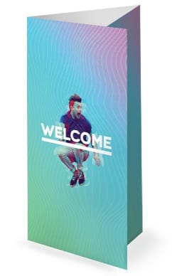 Be Bold Church Tri Fold Bulletin Cover Template