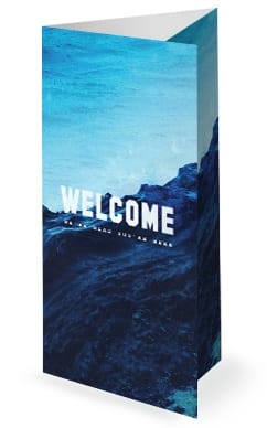 Rising Tide Church Trifold Bulletin Cover