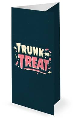 Trunk Or Treat Harvest Festival Church Tri Fold Bulletin