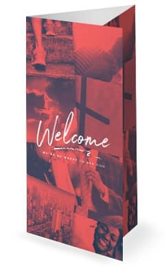 Balance In Life Church Tri Fold Bulletin Template