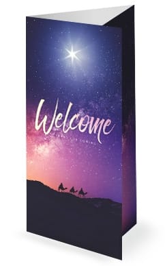 Wise Men Still Seek Him Christmas Trifold Bulletin Cover