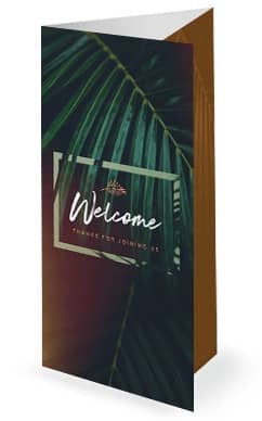 Palm Sunday Hosanna To The King Trifold Bulletin