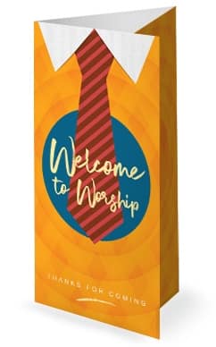 Happy Father's Day Argyle Church Trifold Bulletin Cover