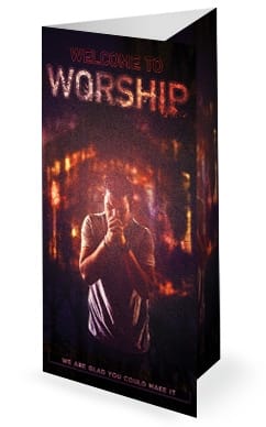 Dangerous Prayers Sermon Series Trifold Bulletin
