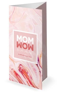 Mom Wow Mother's Day Service Trifold Bulletin