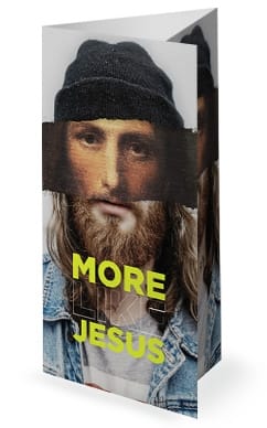 More Like Jesus Church Trifold Bulletin
