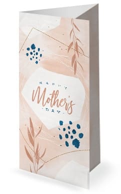 Mother's Day Church Trifold Bulletin