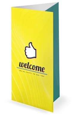 Influencer Yellow Church Trifold Bulletin