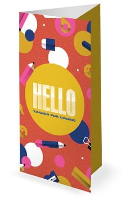 School Supply Drive Church Trifold Bulletin