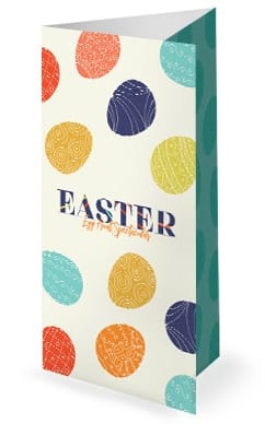 Egg Hunt Spectacular Church Trifold Bulletin
