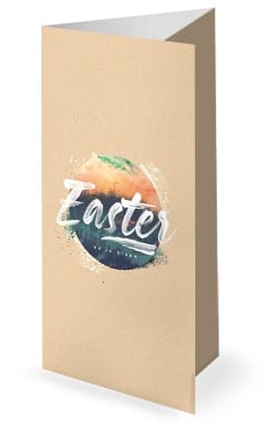 Easter Sunrise Church Trifold Bulletin