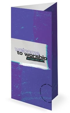 Special Guest Church Trifold Bulletin