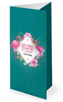 Flamingle Women's Group Church Trifold Bulletin