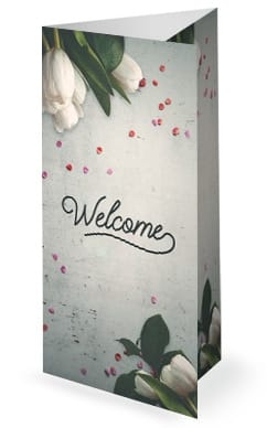 Honeymoon Is Over Church Trifold Bulletin