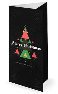 Merry Christmas Savior Church Trifold Bulletin