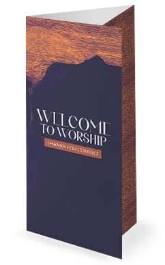 The Book of Job Church Trifold