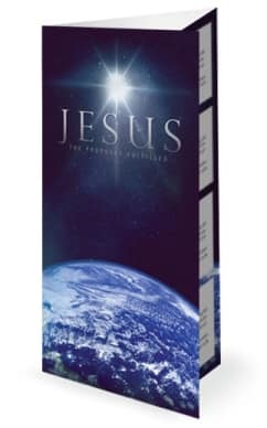 The Prophecy Fulfilled Christian Trifold Bulletin