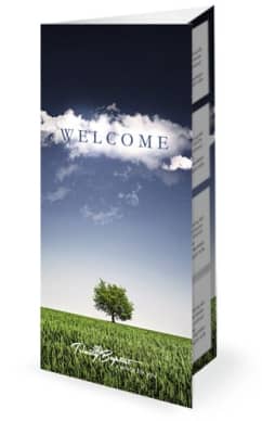 From Dream to Destiny Christian Church Trifold Bulletin
