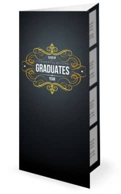 Graduation Party Church Trifold Bulletin