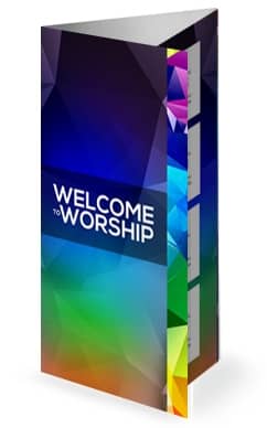 Fall Ministry Kick Off Church Trifold Bulletin