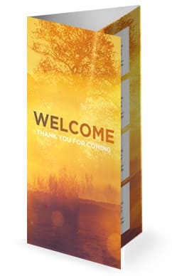 Faith and Hope Church Trifold Bulletin
