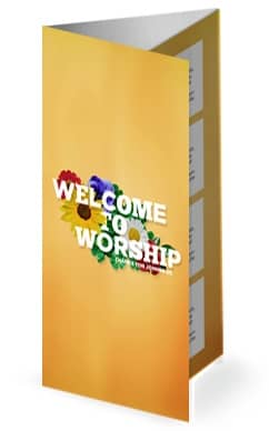 Alive in Christ Church Trifold Bulletin