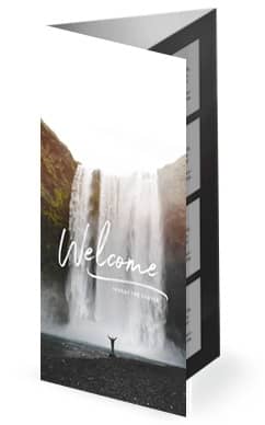 He Restores My Soul Church Trifold Bulletin