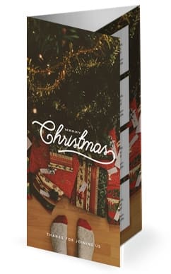 Christmas Unwrapped Church Trifold Bulletin