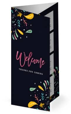 Love Never Gives Up Church Trifold Bulletin