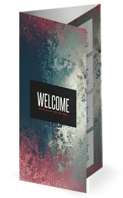 Trusting God Church Trifold Bulletin