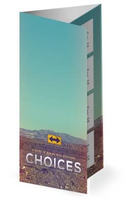 Making Wise Choices Church Trifold Bulletin