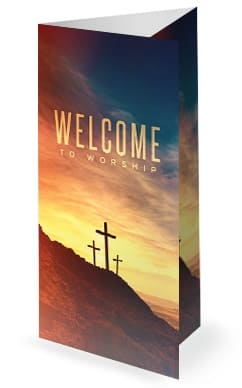 The Cross of Christ Church Trifold Bulletin