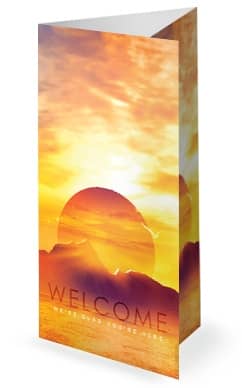 Hope Rises Church Trifold Bulletin