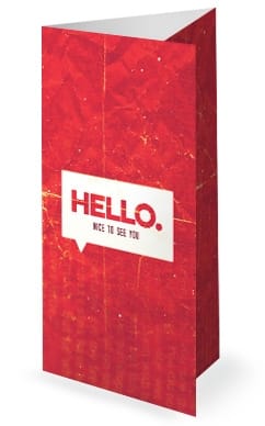 Jesus Said What Tri Fold Bulletin Cover Template