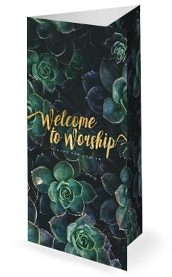 How Sweet The Sound Church Tri Fold Bulletin Cover